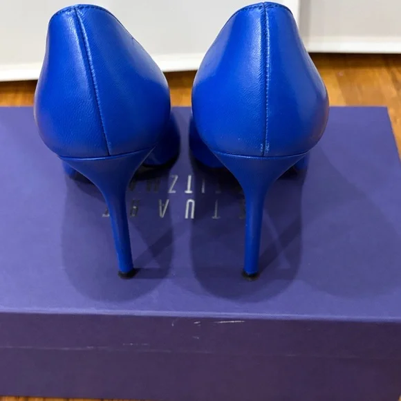 Stuart Weitzman Blue Heels - Picture 4 of 7